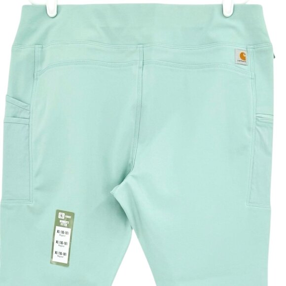 Carhartt Womens Force Fitted Lightweight Green Utility Legging Sz XL (16-18) NWT - Picture 4 of 12
